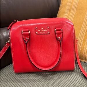 Kate Spade Cherry Red Satchel